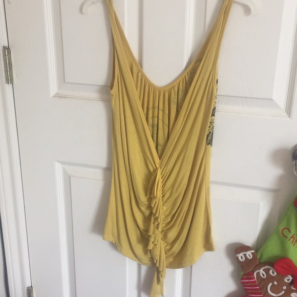 Yellow Tank with Ruffles! - Picture 2 of 2